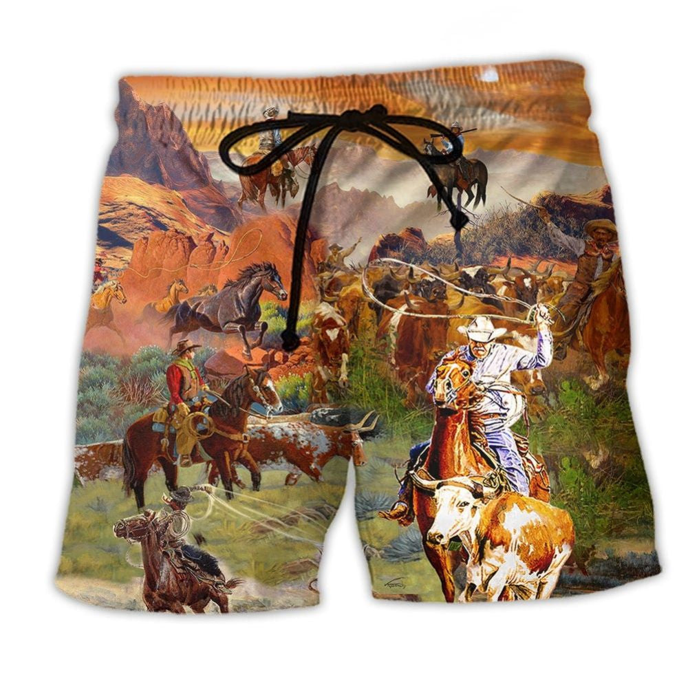 Cowboy Western Life Style – Beach Short