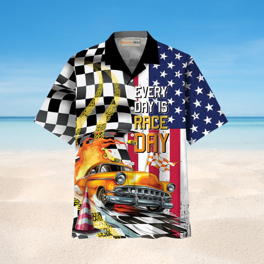 Urban Street Night Ride Themed Aloha – Hawaiian Shirt