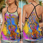 Violin My Soul My Life Forever Love - Hollow Tank Top