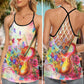 Violin My Soul Elegant Melody - Hollow Tank Top
