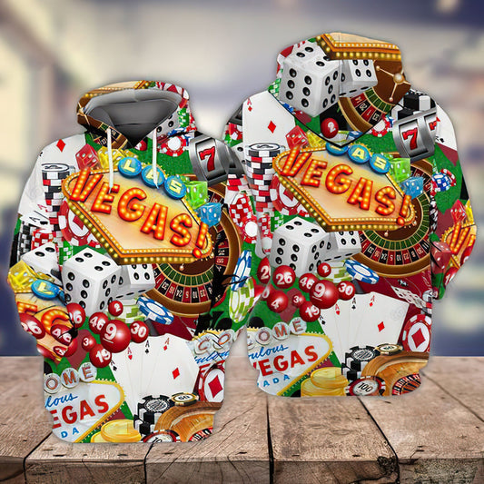 Vegas Dice Art – 3D Hoodie