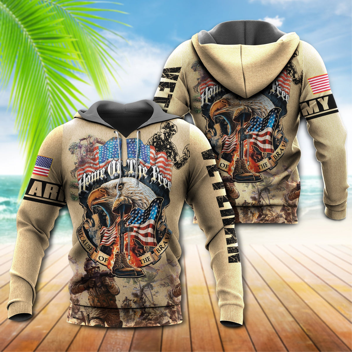 Veteran Honor Freedom Tribute - 3D Hoodie