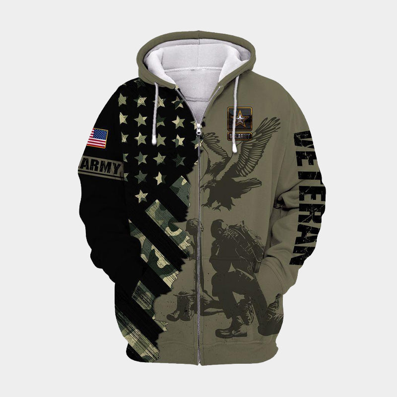 Veteran Army Never Forget Tribute Art Hoodie 14– 3D Hoodie
