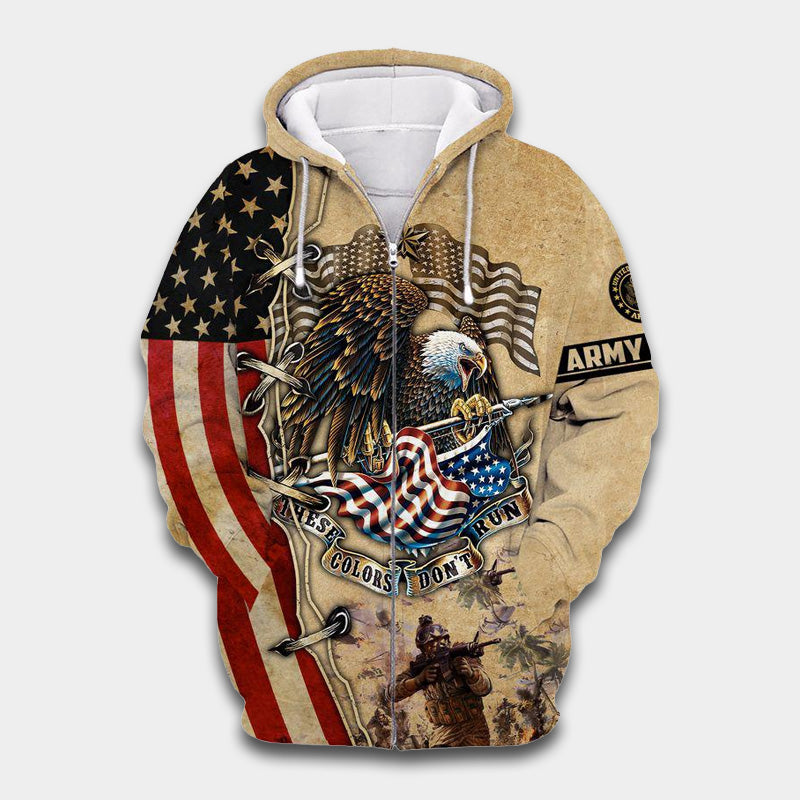 Veteran Army Never Forget Tribute Art Hoodie 7 - 3D Hoodie