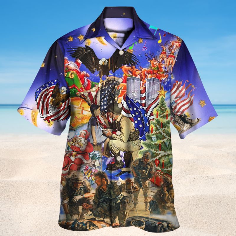 Veteran Christmas Edition – Hawaiian Shirt