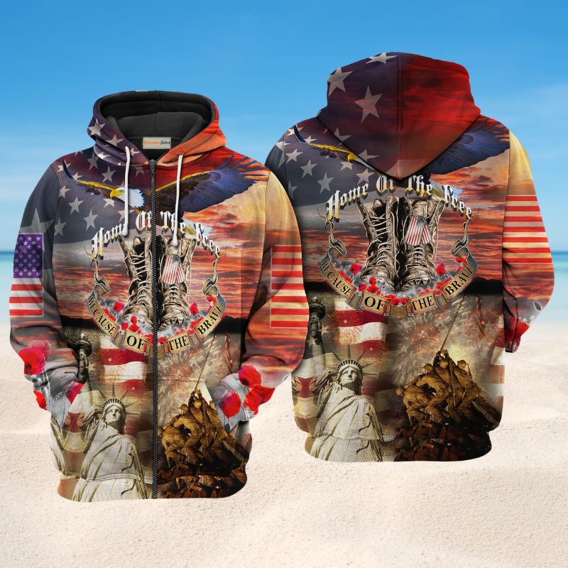 Veteran Proud To Be Tribute Art – 3D Hoodie