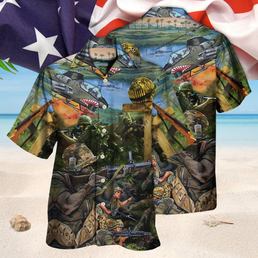 Veteran Respect Honor Gratitude Style – Hawaiian Shirt