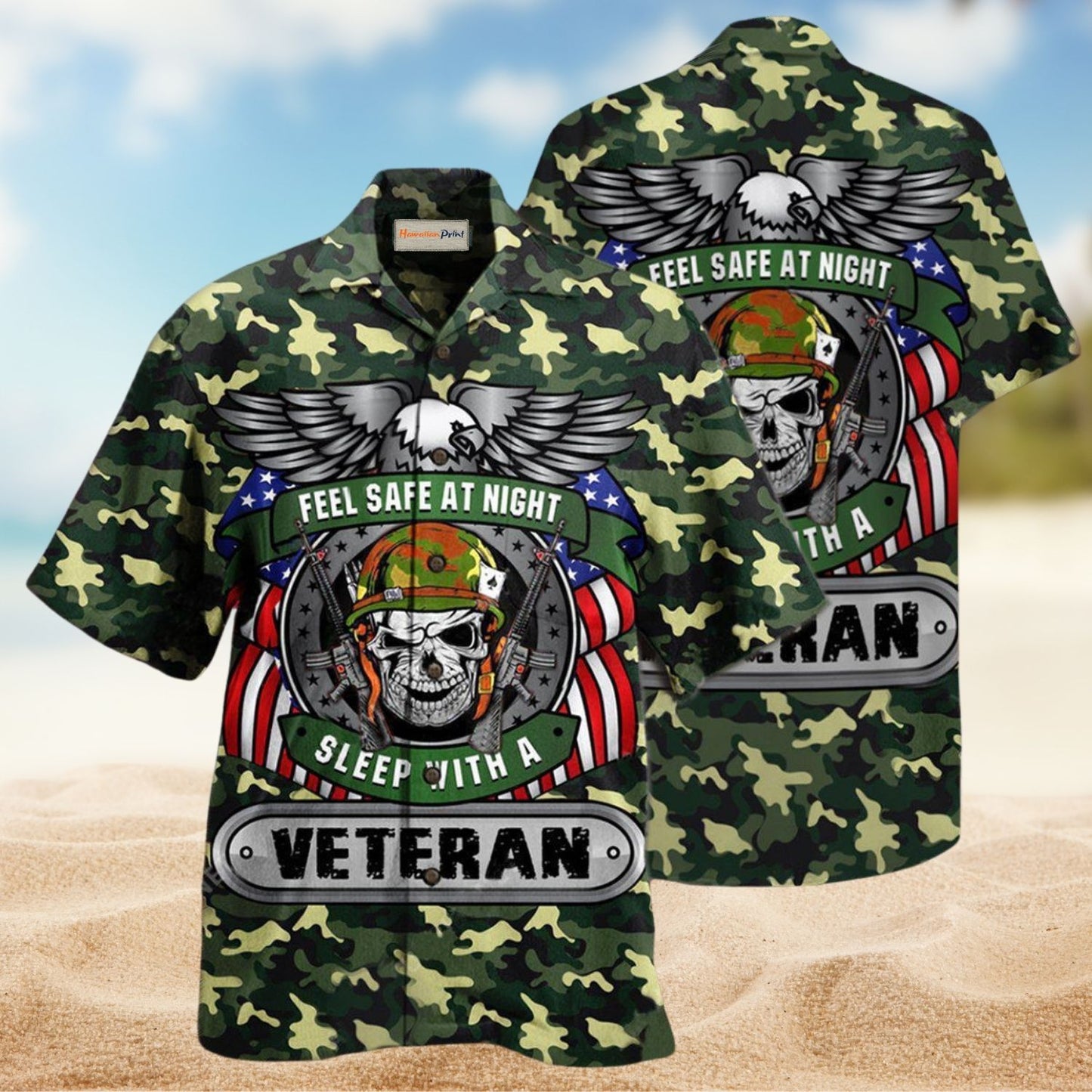 Veteran Sleep With A Veteran Edition – Hawaiian Shirt