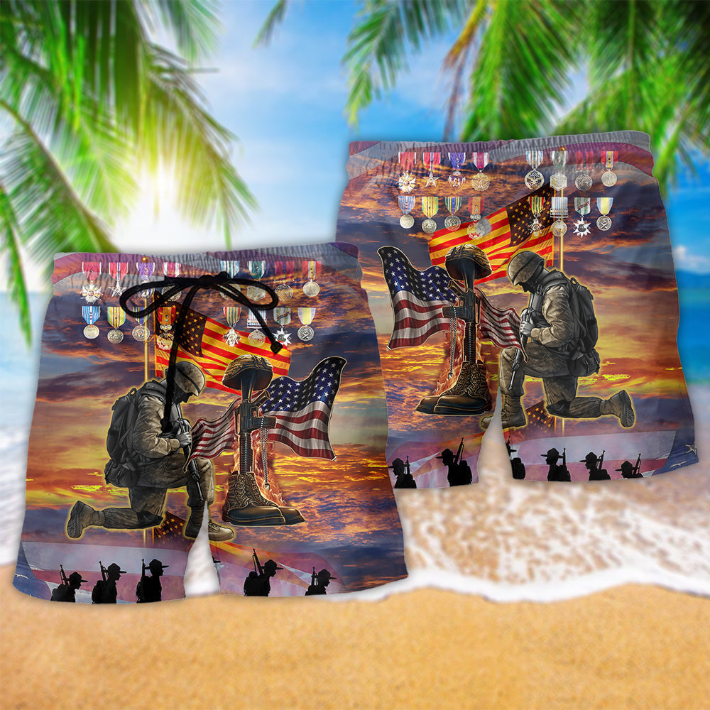 Veteran The High Price Of Freedom - Beach Short