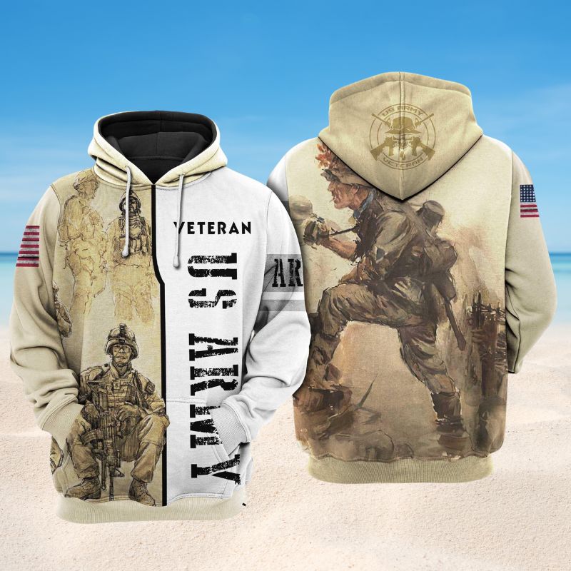 Veteran US Army Special Pride - 3D Hoodie