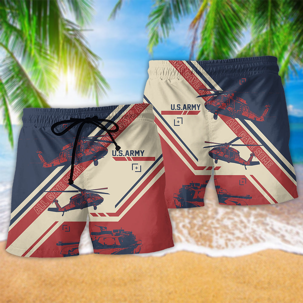 Veteran Us Army All Gave - Beach Short