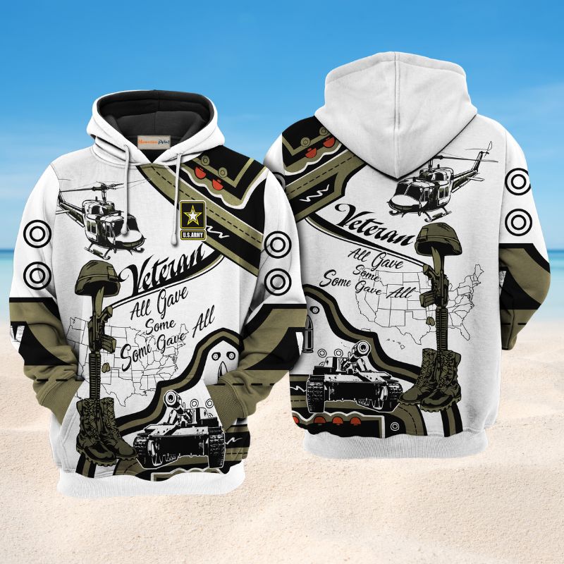 Veteran Us Army Some Gave All Art – 3D Hoodie