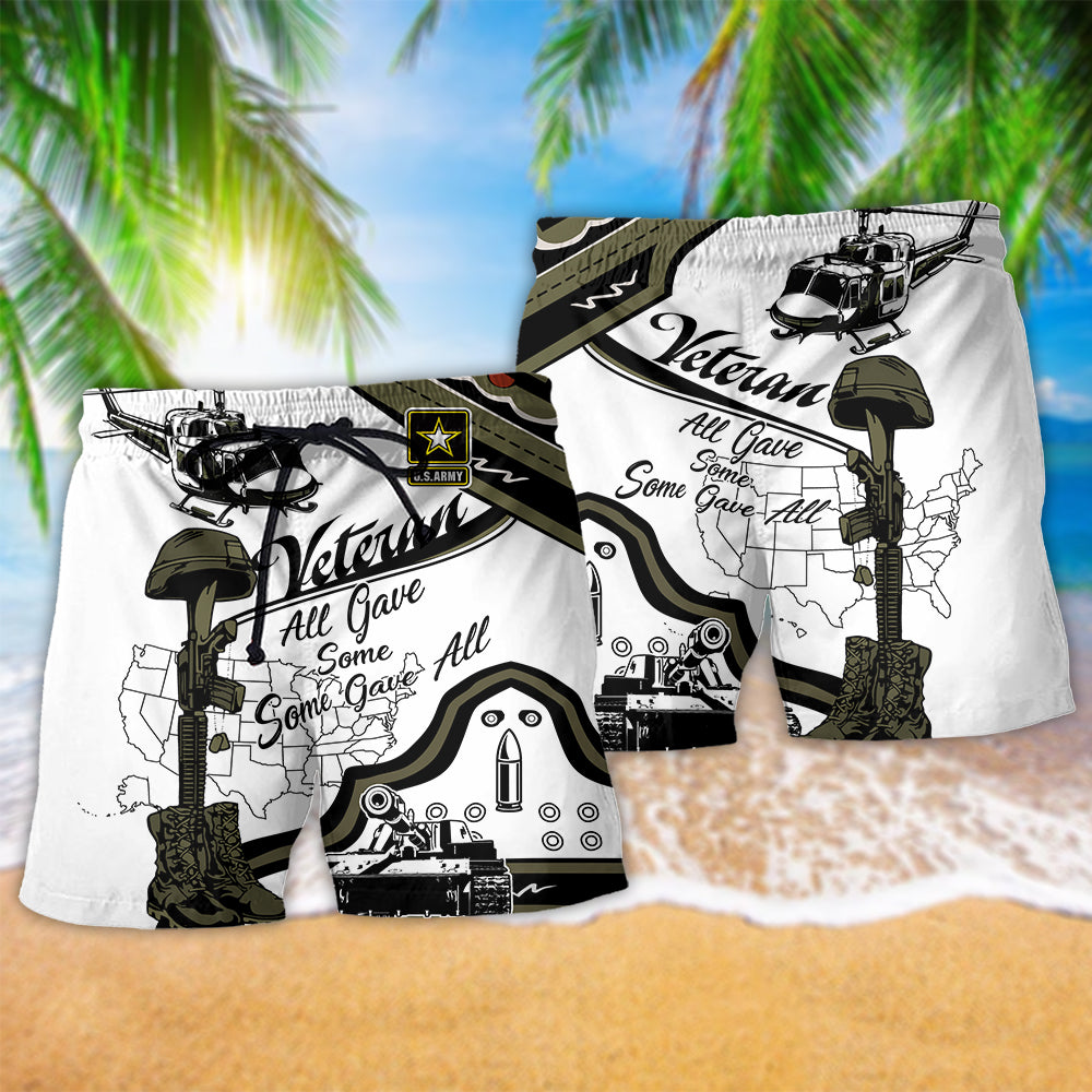 Veteran US Army Simple Style – Beach Short