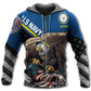 Veteran Navy Eagle Skull Style - 3D Hoodie