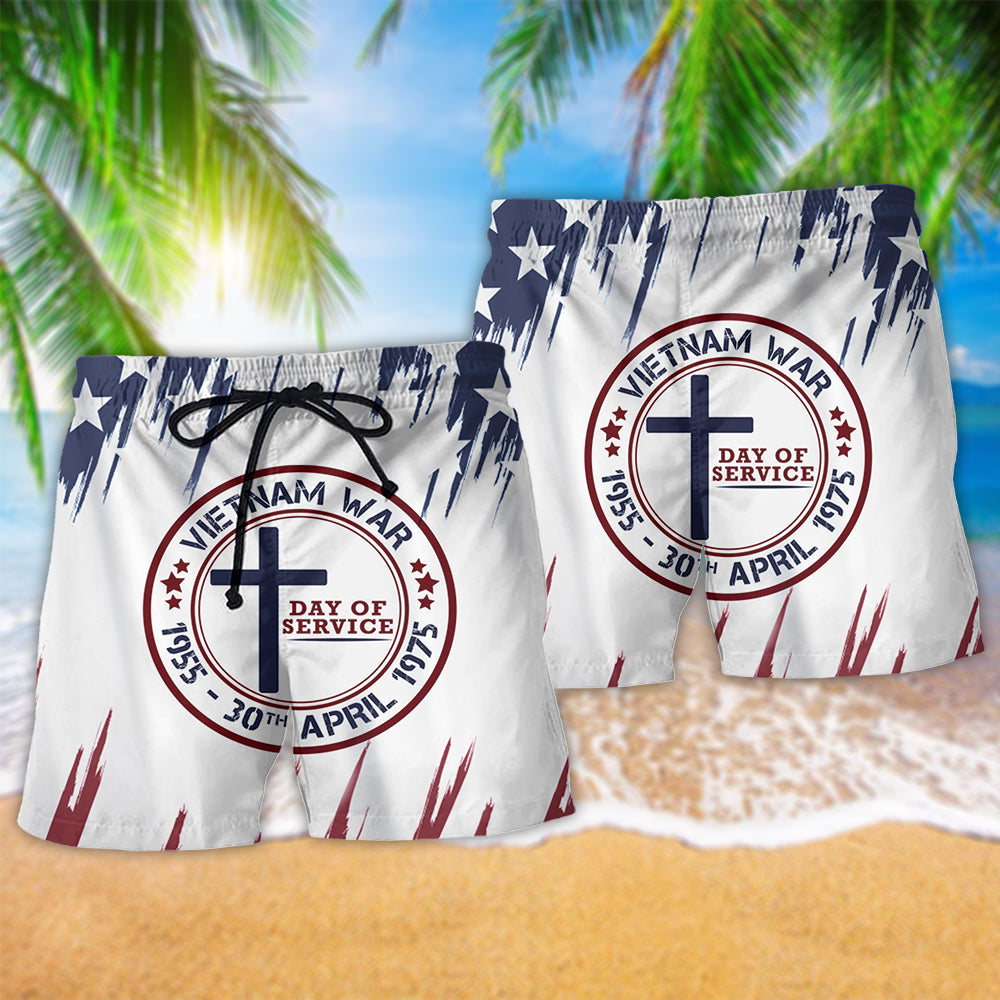 Vietnam Veteran Honor Tribute Style – Beach Short