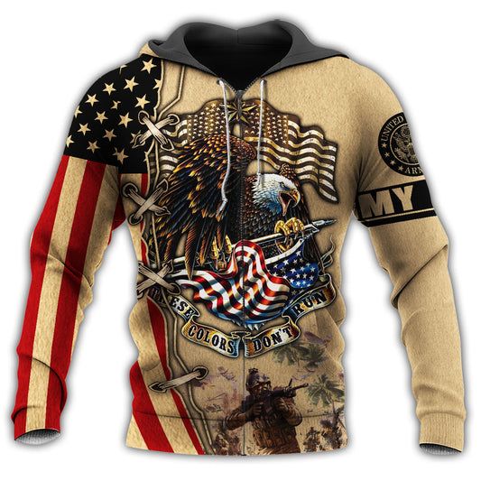 Veteran Army Tribute Eagle - 3D Hoodie