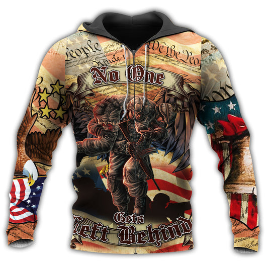 Veteran No One Left Behind - 3D Hoodie