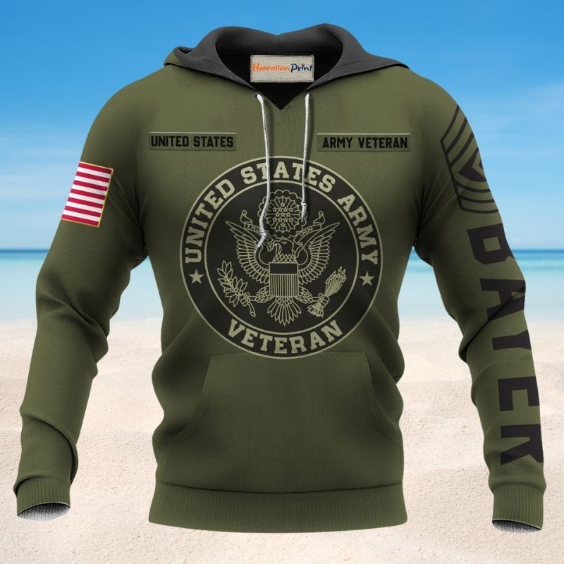 Veteran US Army Personalized Style - 3D Hoodie