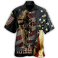 Veteran Patriotic USA Flag Tribute – Hawaiian Shirt