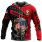 Veteran Army Tribute With Eagle - 3D Hoodie