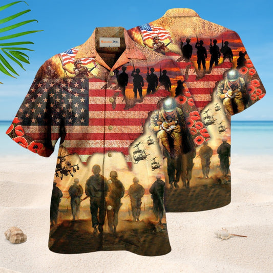 Veterans Blood Sweat And Tears Style – Hawaiian Shirt