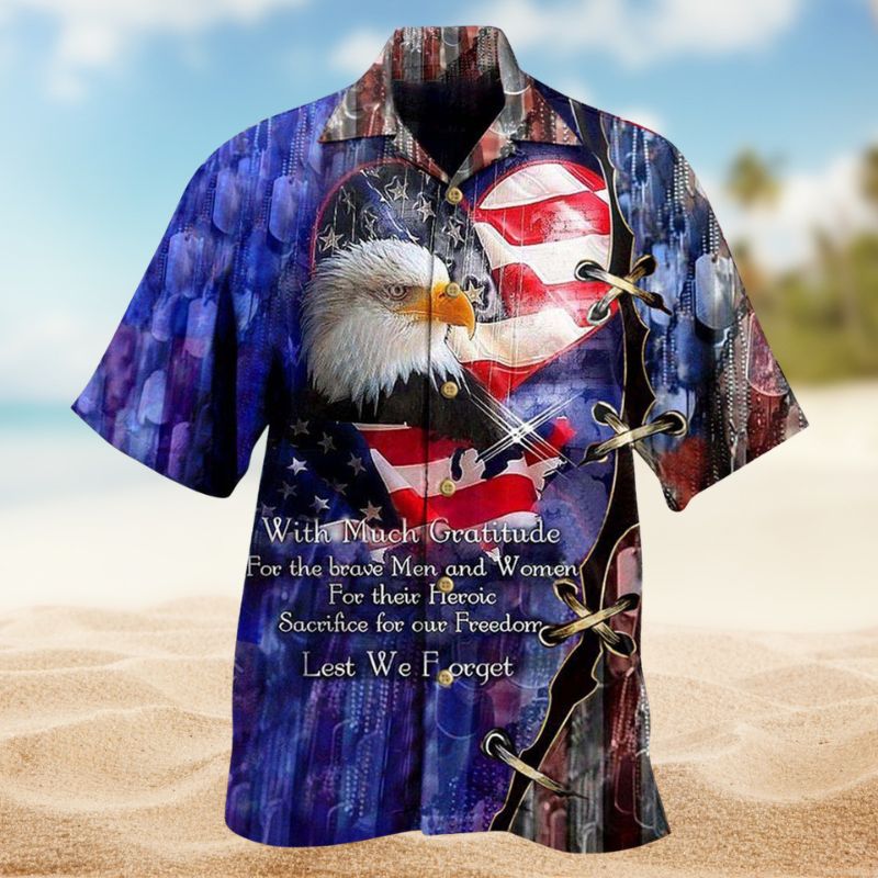 Veterans Thank You From The Heart Edition – Hawaiian Shirt