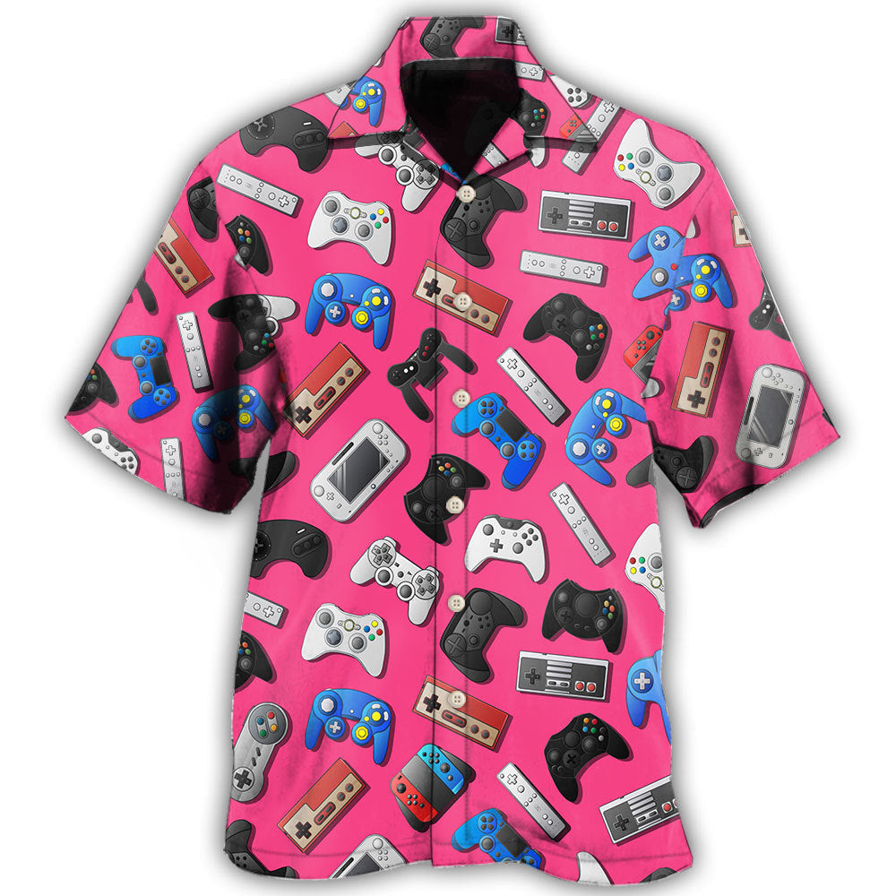 Pink Video Game Retro Style – Hawaiian Shirt