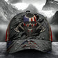Viking American Skull Flag Style – Classic Cap