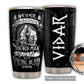 Viking Blood Old Man With Black Personalized 20 Oz Tumbler