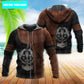 Viking Blood Brown Black Personalized - 3D Hoodie