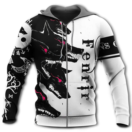 Viking Blood Red Eyes Dark Art - 3D Hoodie