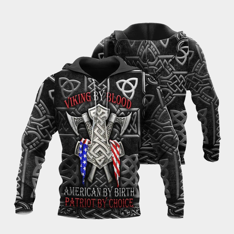 Viking By Blood Art – 3D Hoodie