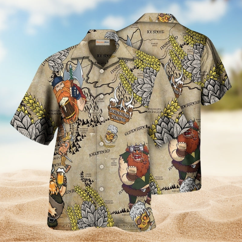 Viking Drinking Beer Limited Edition – Hawaiian Shirt