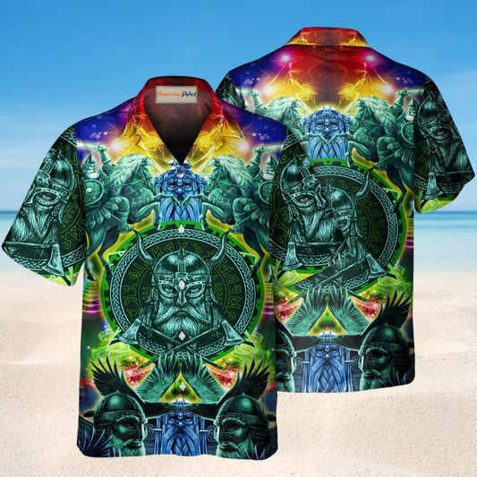 Viking Green Christmas Style – Hawaiian Shirt