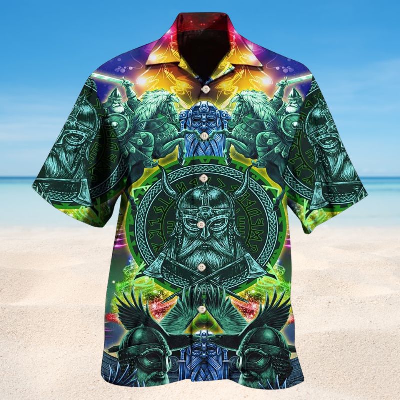 Viking Green Christmas Style – Hawaiian Shirt