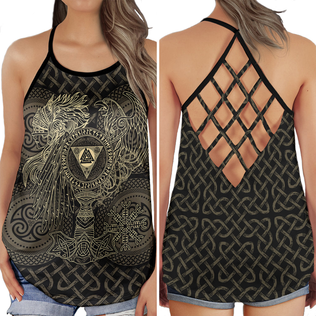 Viking Made Stronger Pattern - Hollow Tank Top