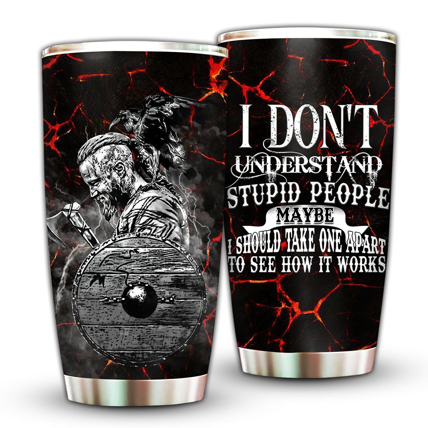 Viking Man Funny Viking Quote 20 Oz Tumbler For Coffee Travel And Daily Use