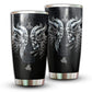 Viking Man Skull 20 Oz Tumbler For Coffee Travel And Daily Use