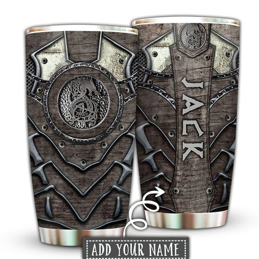 Viking Norse Personalized 20 Oz Tumbler For Coffee Travel And Daily Use