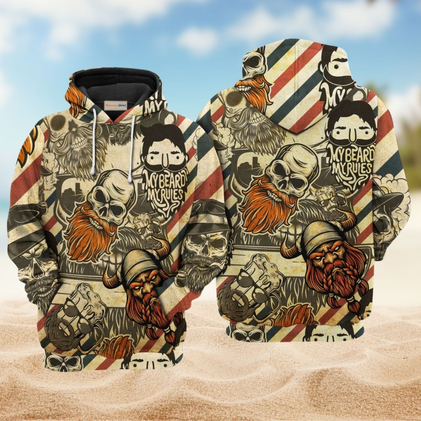 Viking My Rules Quote - 3D Hoodie