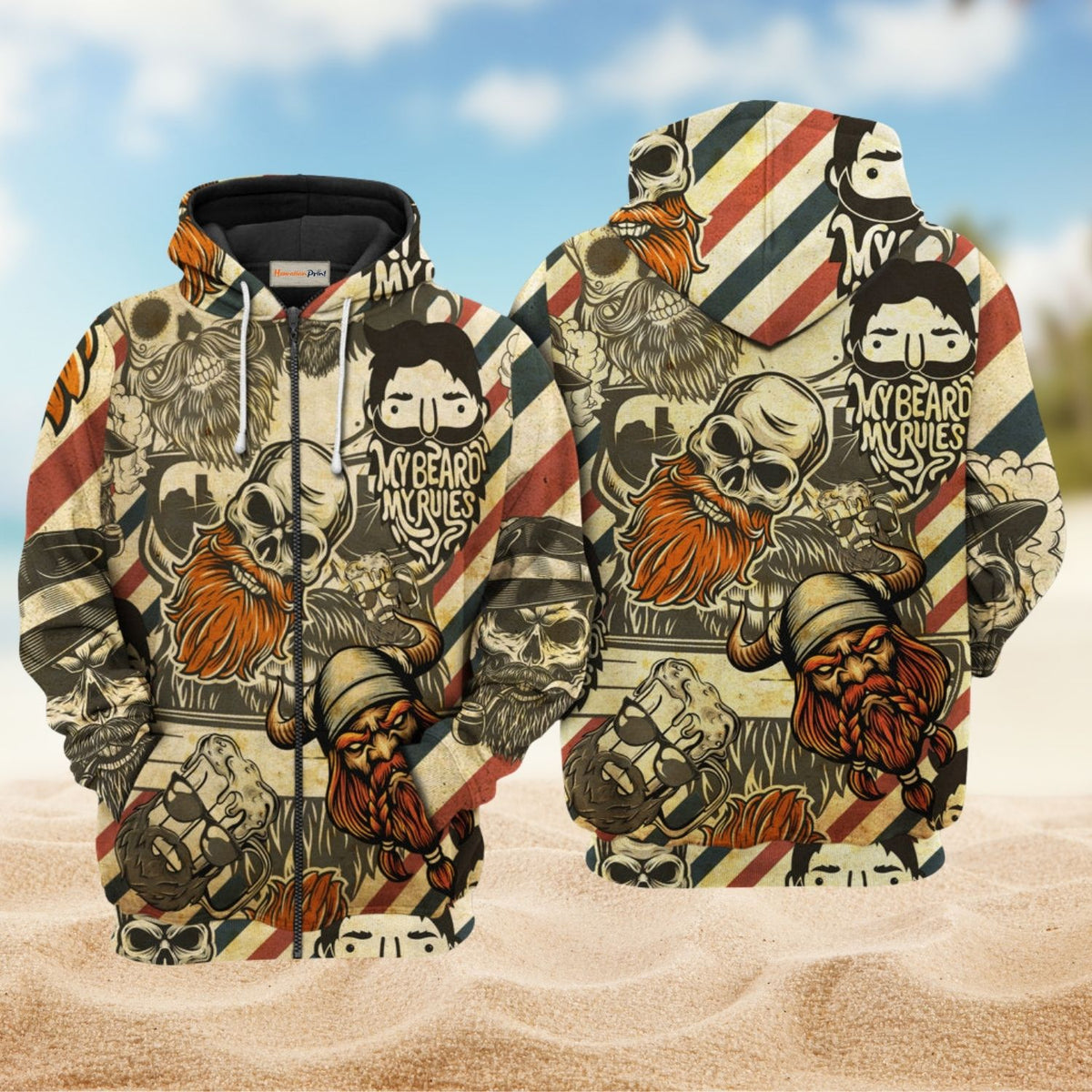 Viking My Rules Quote - 3D Hoodie