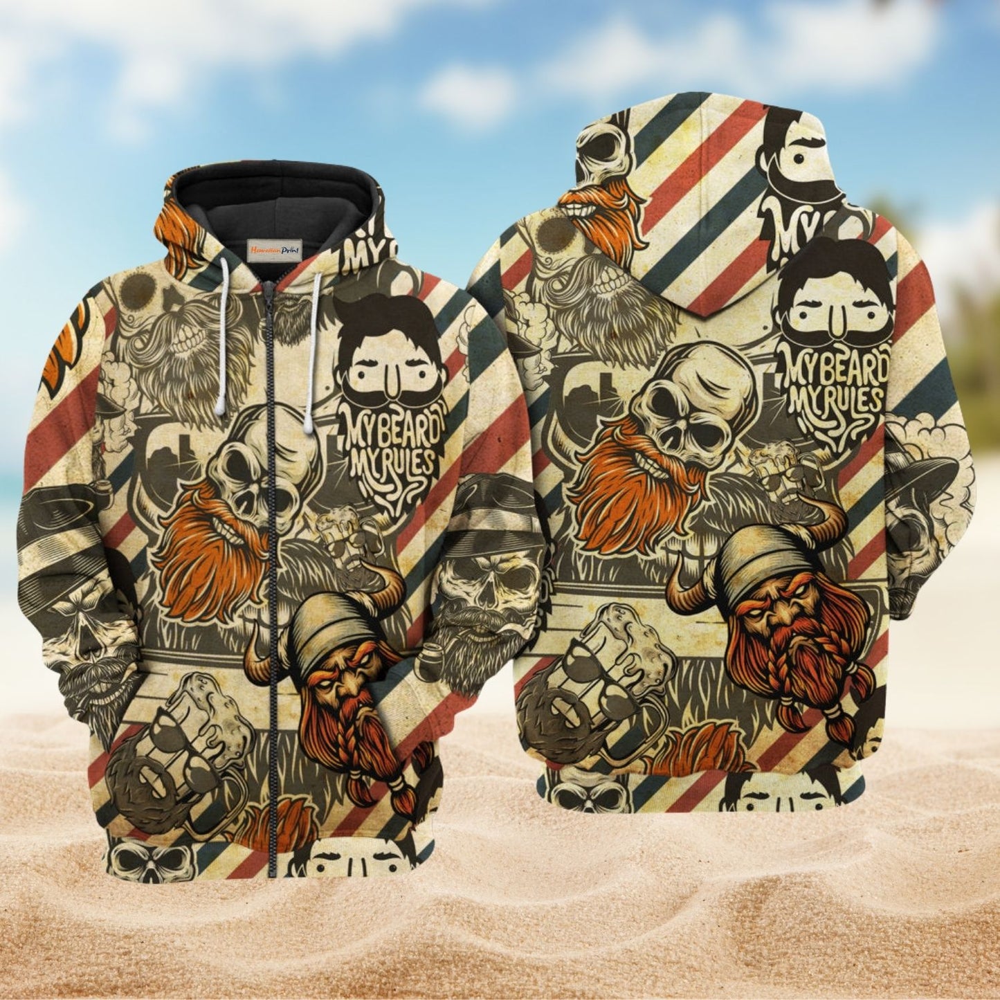 Viking My Rules Quote - 3D Hoodie