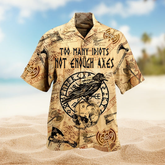 Viking Not Enough Axe Limited Edition – Hawaiian Shirt