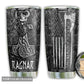 Viking Norse American With Black Personalized 20 Oz Tumbler