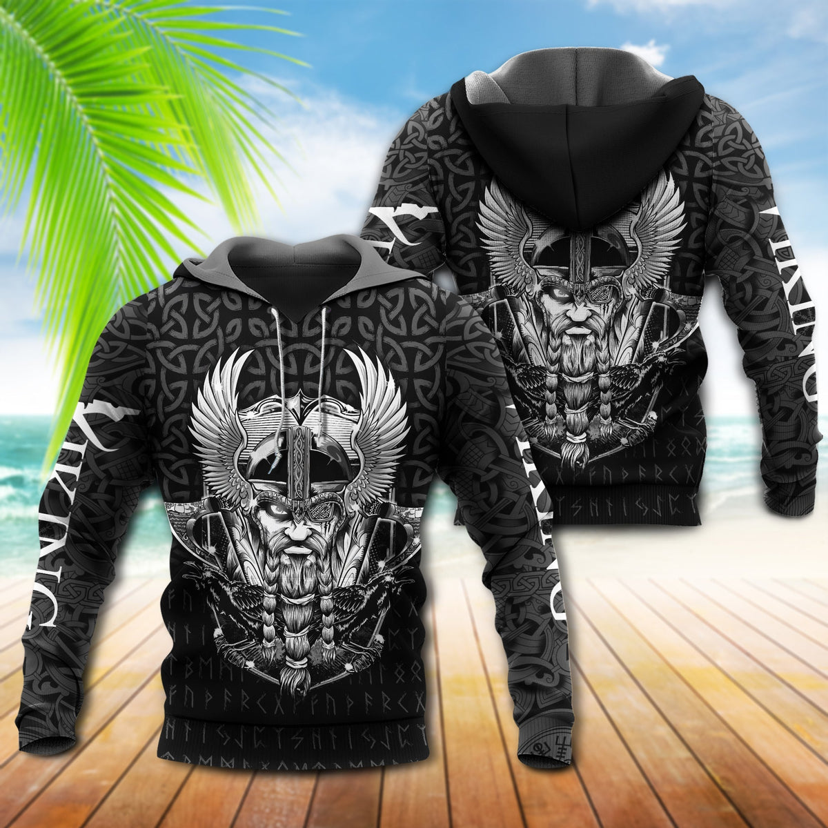 Viking Odin Almighty Myth - 3D Hoodie