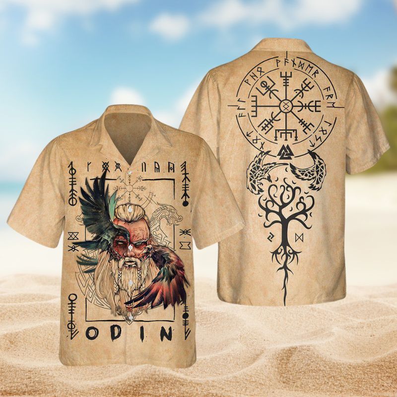 Viking Old Man Symbol Edition – Hawaiian Shirt