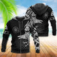 Viking Raven Warrior White Style - 3D Hoodie