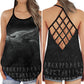Viking Strong Cool Wolf – Hollow Tank Top