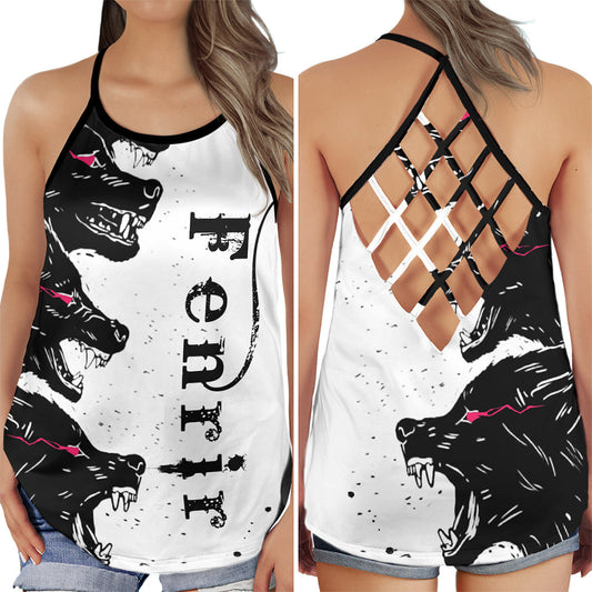 Viking Strong Fenrir Wolf – Hollow Tank Top