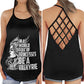 Viking Strong Girl Warrior Spirit - Hollow Tank Top